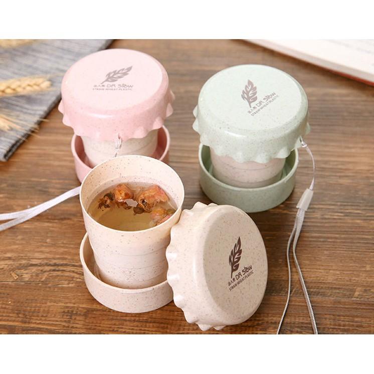Ly Uống Nước Lúa Mạch Xếp Gọn Du Lịch Bỏ Túi