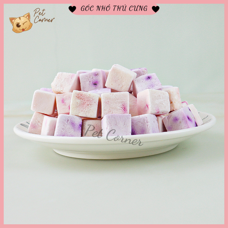 Sữa chua sấy lạnh giàu dinh dưỡng cho thú cưng, sữa chua sấy khô cho chó mèo và chuột hamster