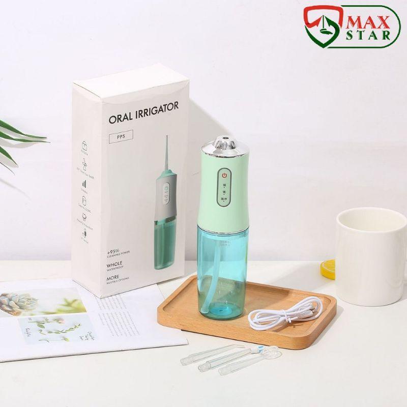 Máy Tăm Nước Cầm Tay - Tăm Nước Vệ Sinh Răng Miệng Oral Irrigator Bản Quốc Tế Chuẩn Châu Âu