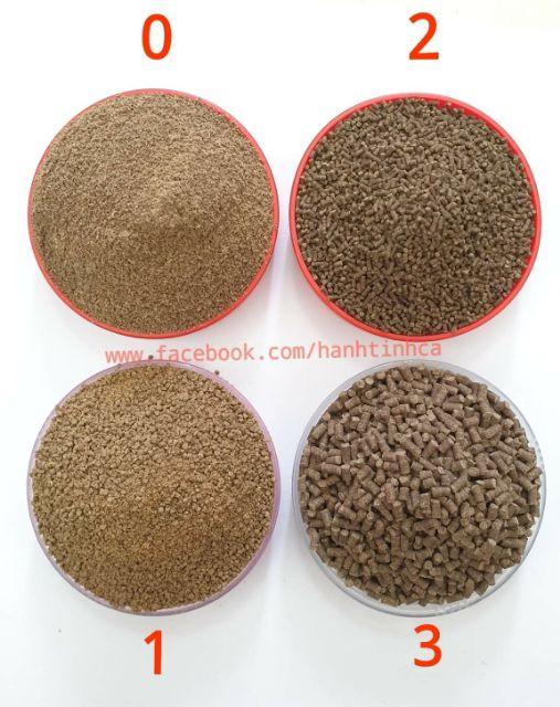 Túi zip 100gram Cám Tomboy 3 - dùng cho CÁ-TÉP-TÔM-CỬU SỪNG-LA HÁN-RÙA KIỂNG