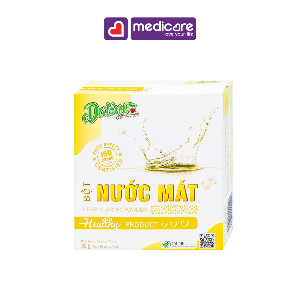 DATINO Bột Nước Mát Thanh Nhiệt hộp 10gói x 8g