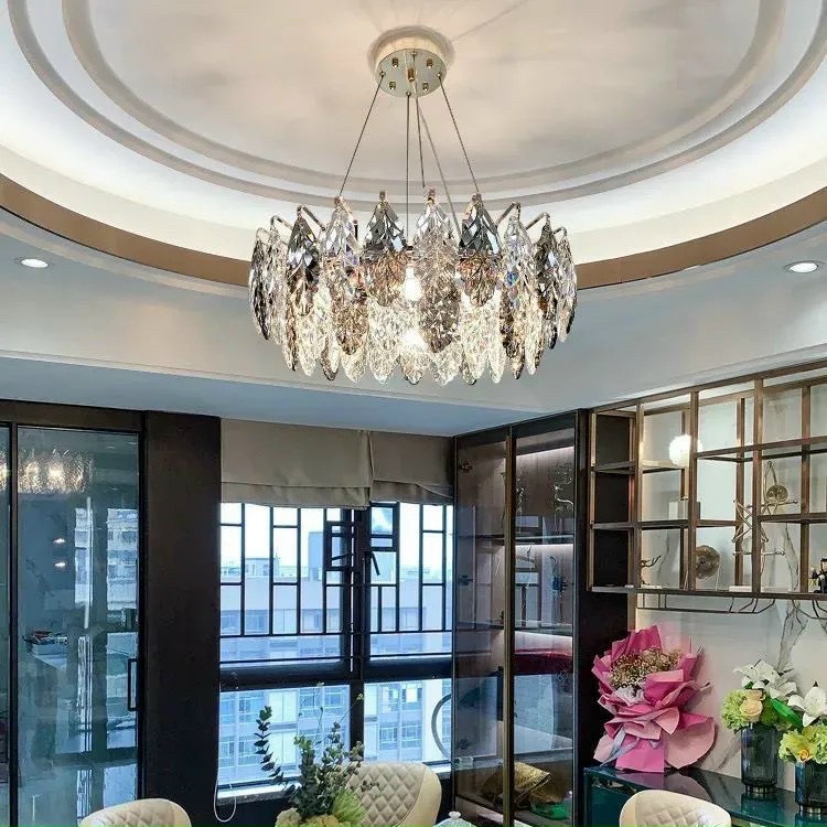 Đèn chùm GOSRE pha lê hiện đại trang trí nhà cửa cao cấp