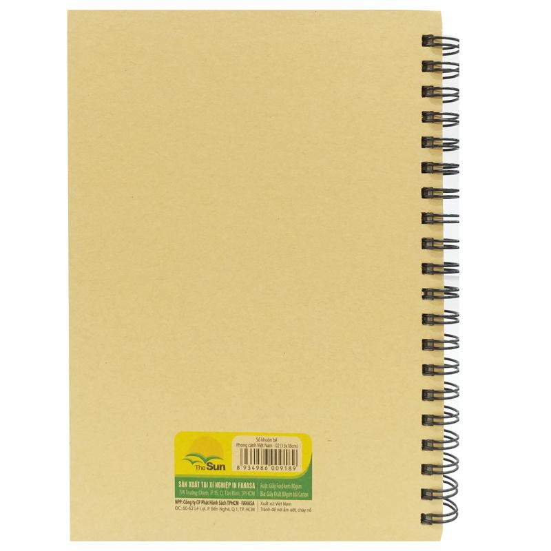 Sổ Lò Xo Khuôn Bế Phong Cảnh Việt Nam - The Sun 04 - Chợ Bến Thành