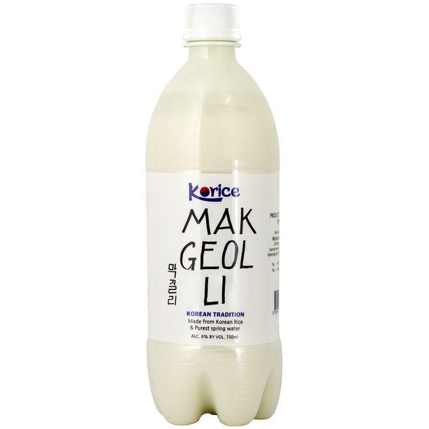 Rượu Korice Makgeolli 6% Chai 750ml Không Hộp