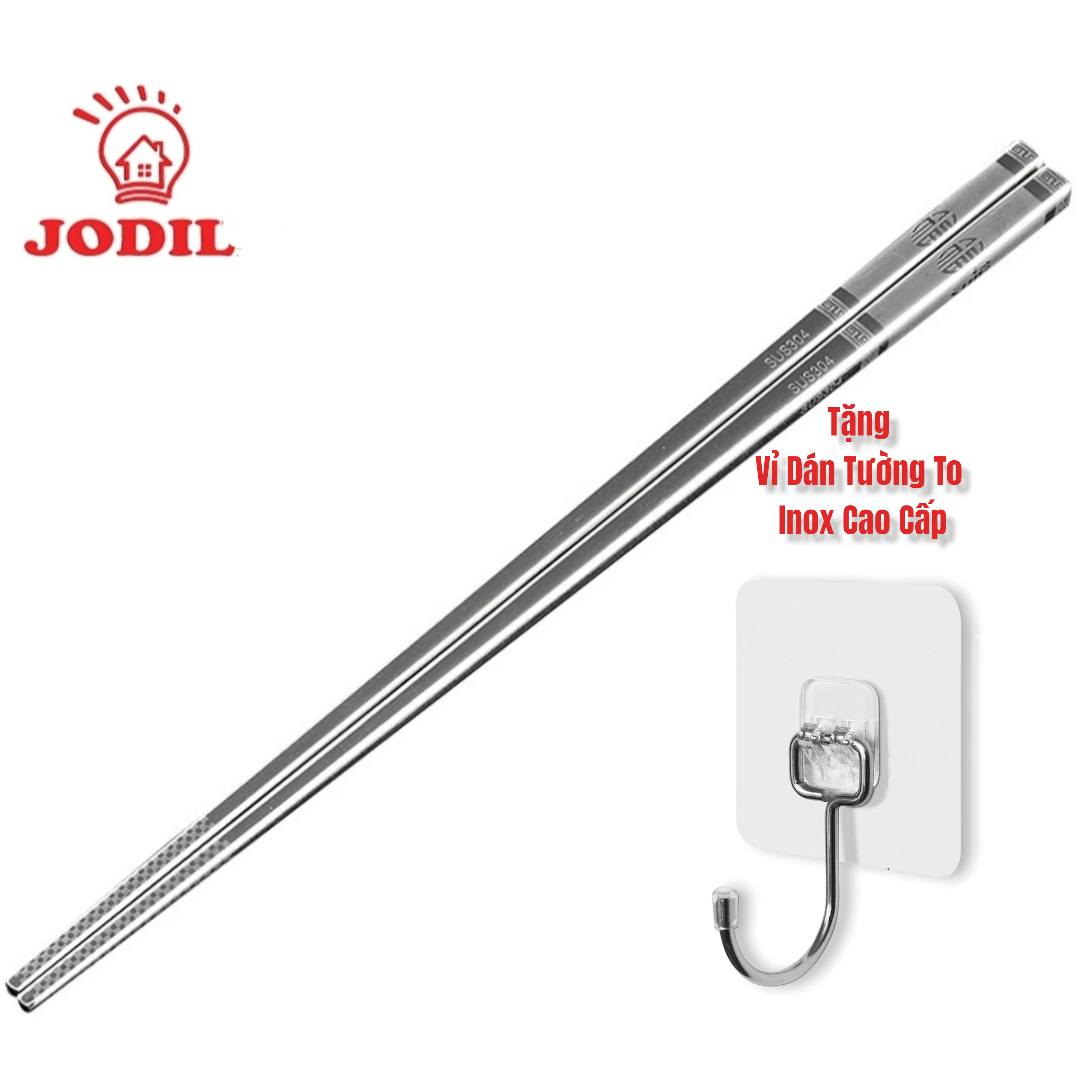 HỘP 10 ĐÔI ĐŨA INOX # 304 - CAO CẤP - SANG TRỌNG - NGUYÊN KHỐI INOX 304