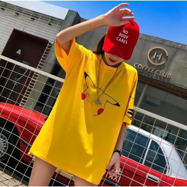 Áo thun Phom Rộng Stee PIKACHU YELLOW 2 Unisex PhillipStore