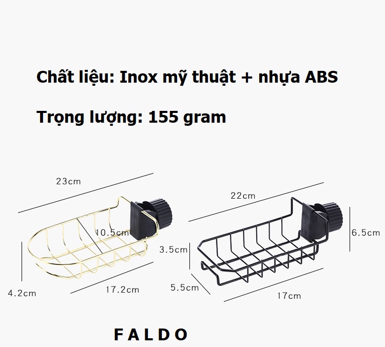 Kệ Đựng Đồ Rửa Chén Chất Liệu Inox Mỹ Thuật Bền Đẹp Không Rỉ