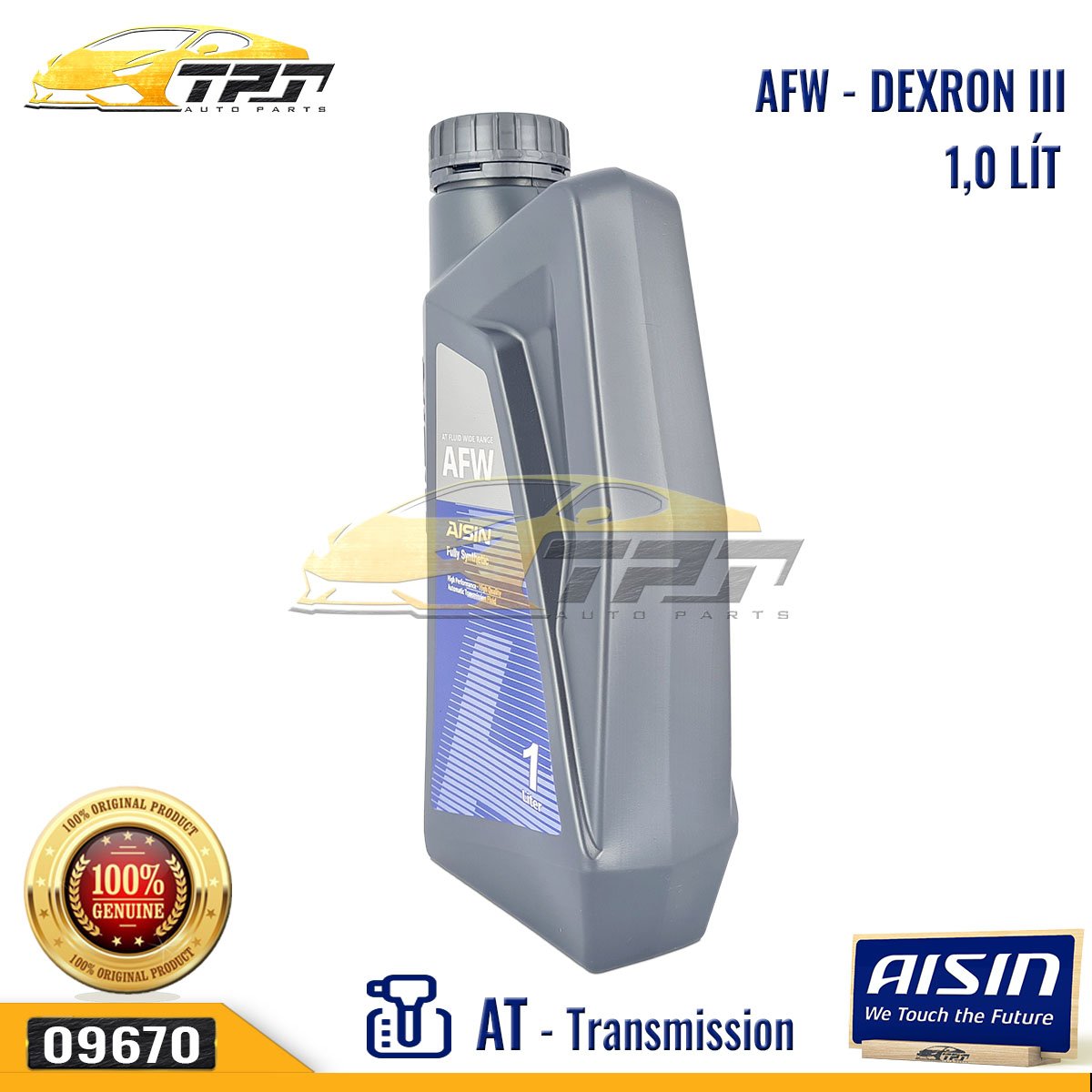 Nhớt Hộp Số Tự Động DEXRON III (1 Lít) ATFD31P AISIN - Japan