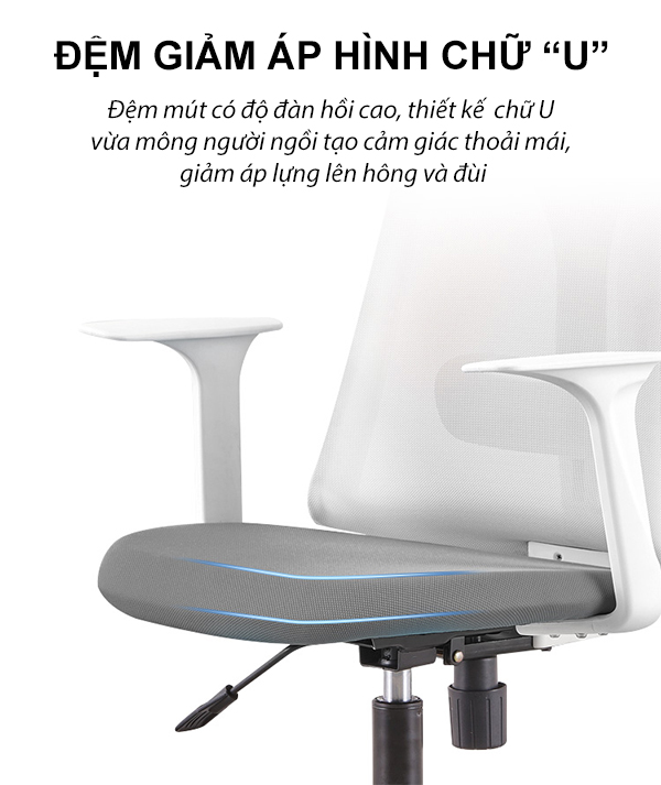 Ghế công thái học Ergonomic Express 01 - Ghế văn phòng làm việc tối ưu hỗ trợ tốt cột sống