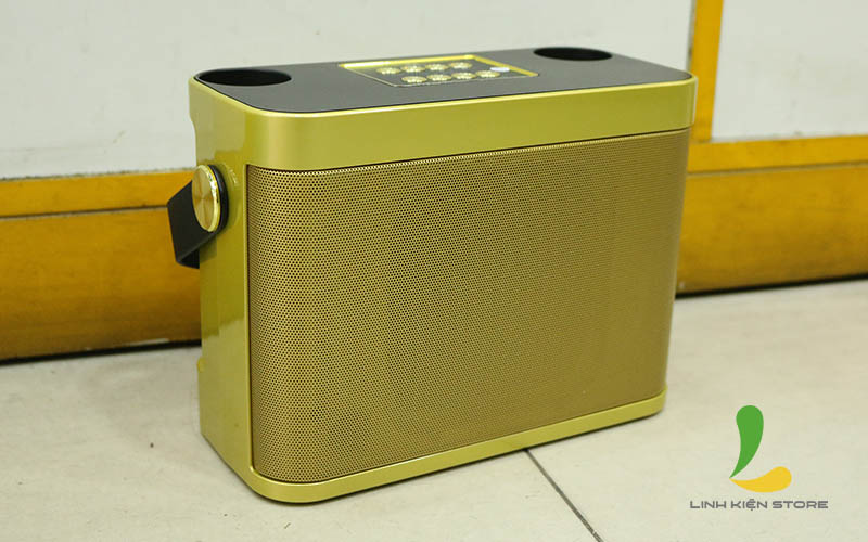 Loa Bluetooth Karaoke YS219 - Loa di động chất liệu nhựa cứng tặng kèm bộ đôi micro không dây nhẹ hơi có chức năng thay đổi giọng nói