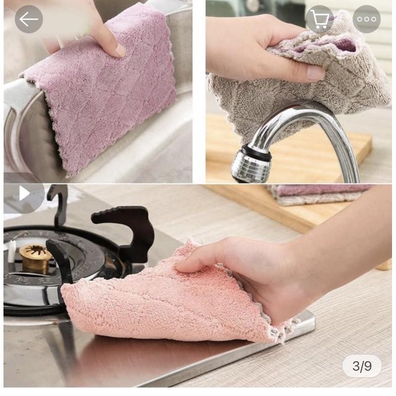 SET 10C KHĂN ĐA NĂNG 2 MẶT MẪU MỚI SIÊU MỊN