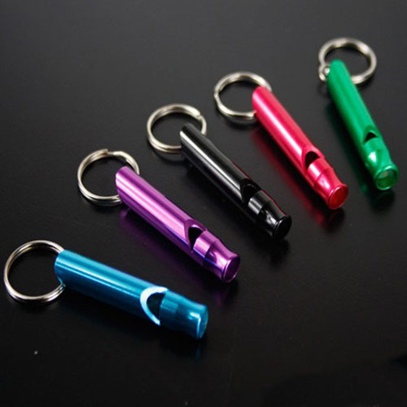 Combo 3 Móc Khóa Di Động Hợp Kim Huýt Sáo Cứu Hộ Khẩn Cấp, Cứu Sinh Cắm Trại