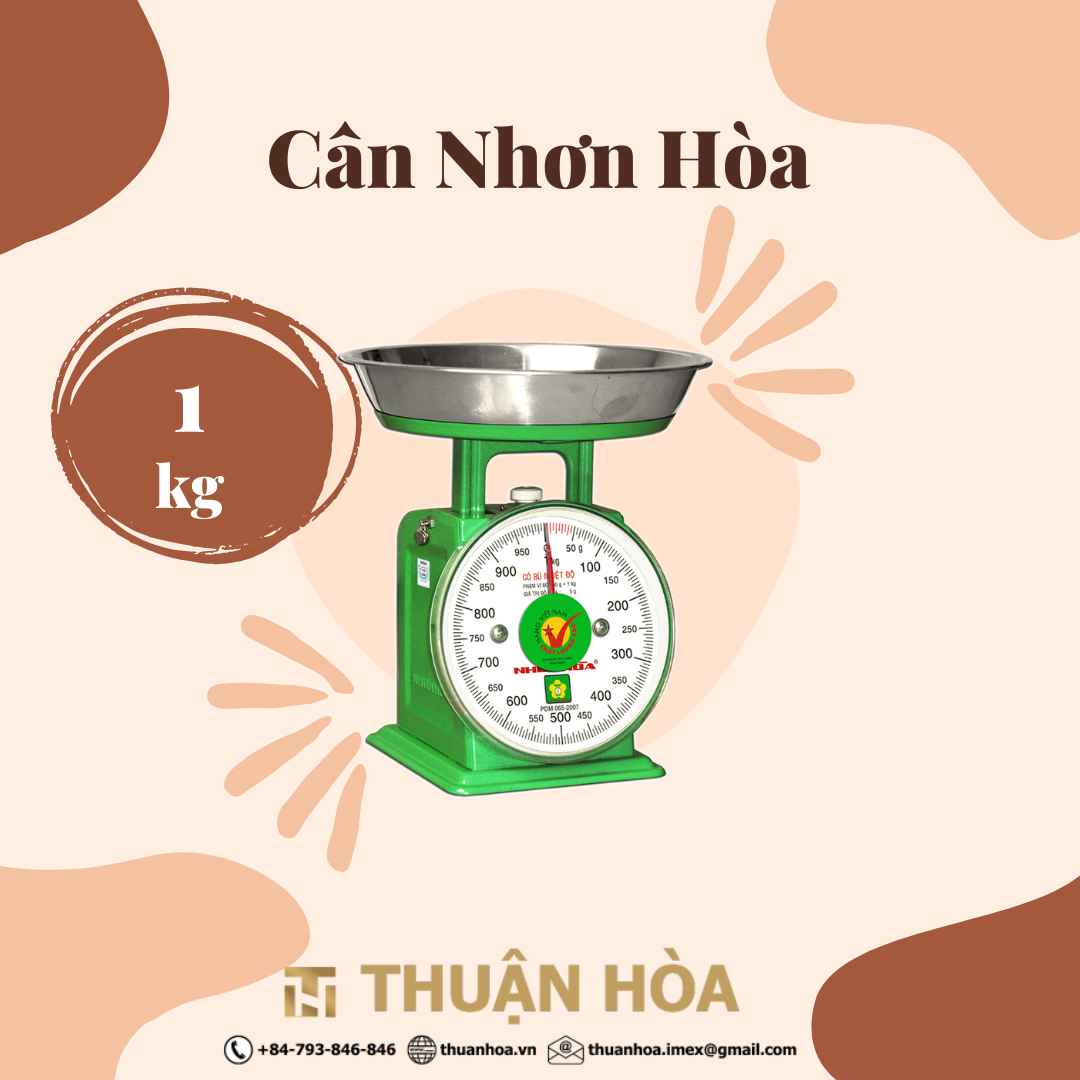 Cân Đồng Hồ Lò Xo Nhơn Hòa 1kg