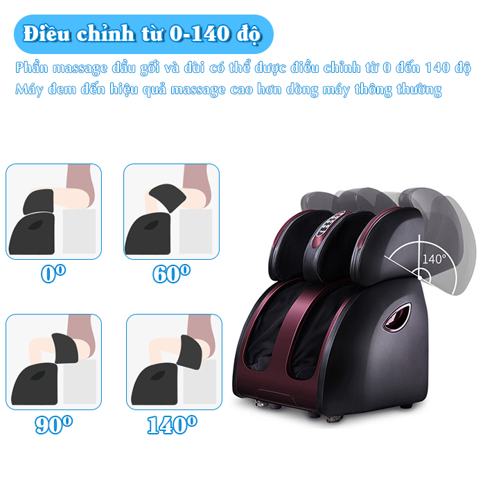 Máy massage bàn chân, bắp chân và đùi Nikio NK-289