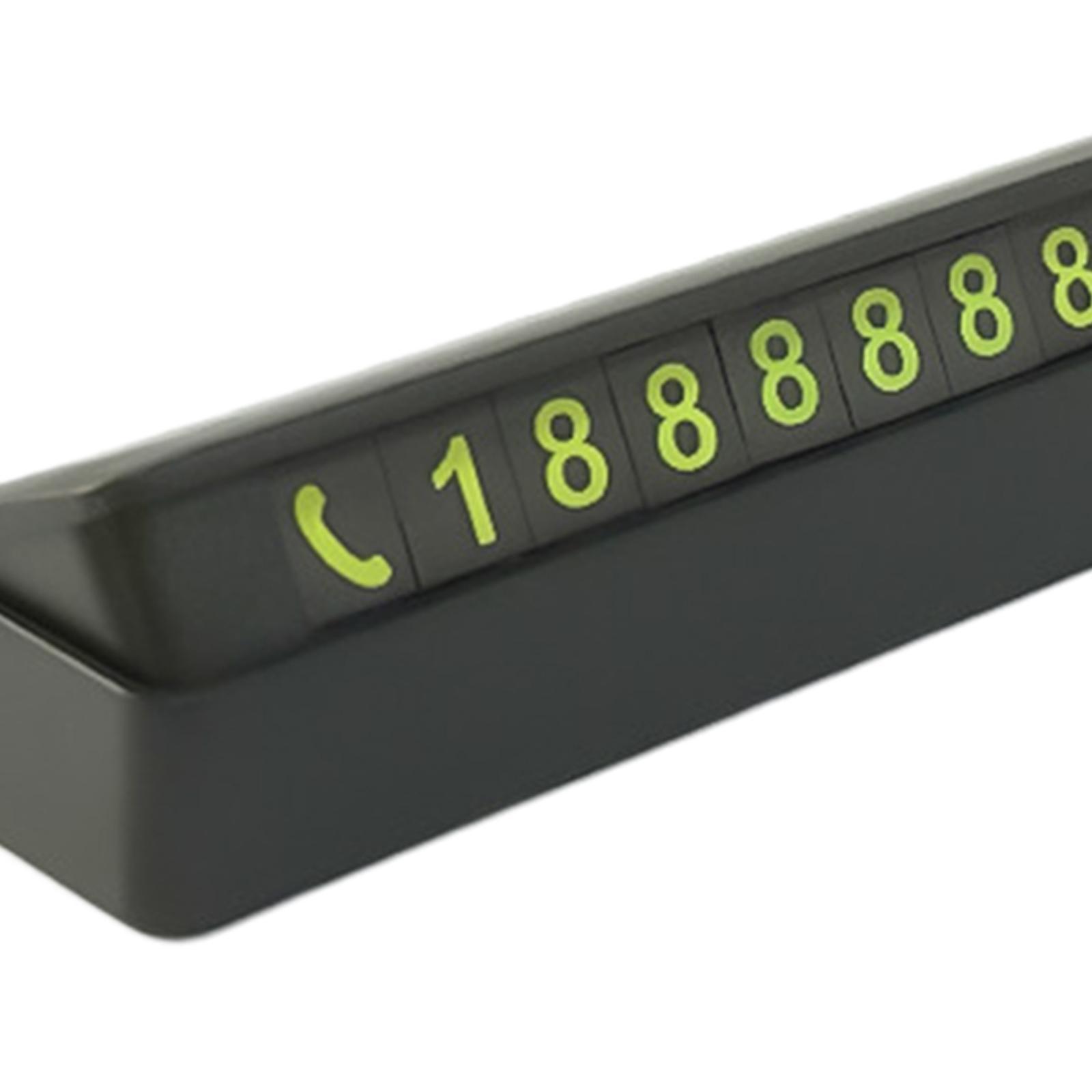 Temporary Phone Number for Car Easy to Fix Hidden Parking Phone Number Card
