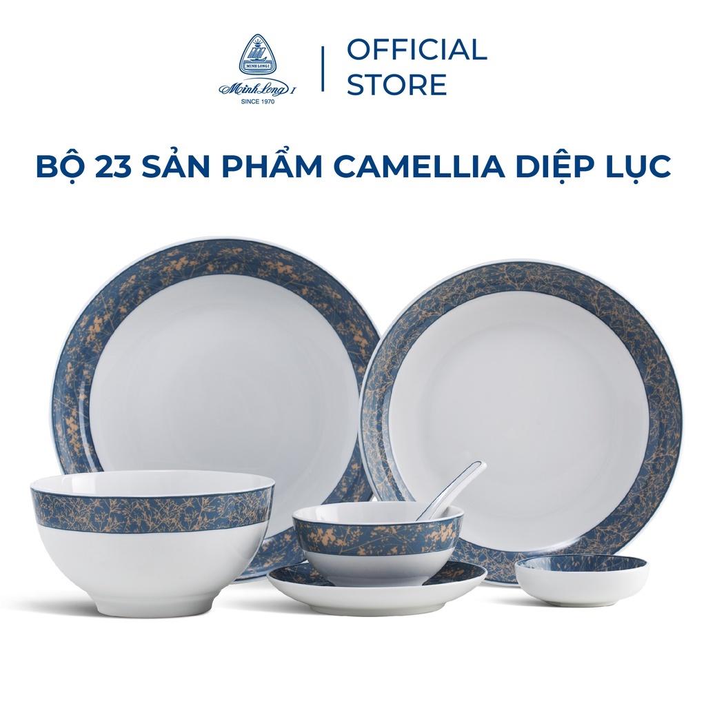 Bộ đồ ăn 23 sản phẩm - Camellia - Diệp Lục