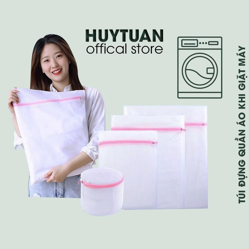 Túi lưới giặt đồ cho máy giặt, túi giặt cao cấp vải mịn size 50*60cm