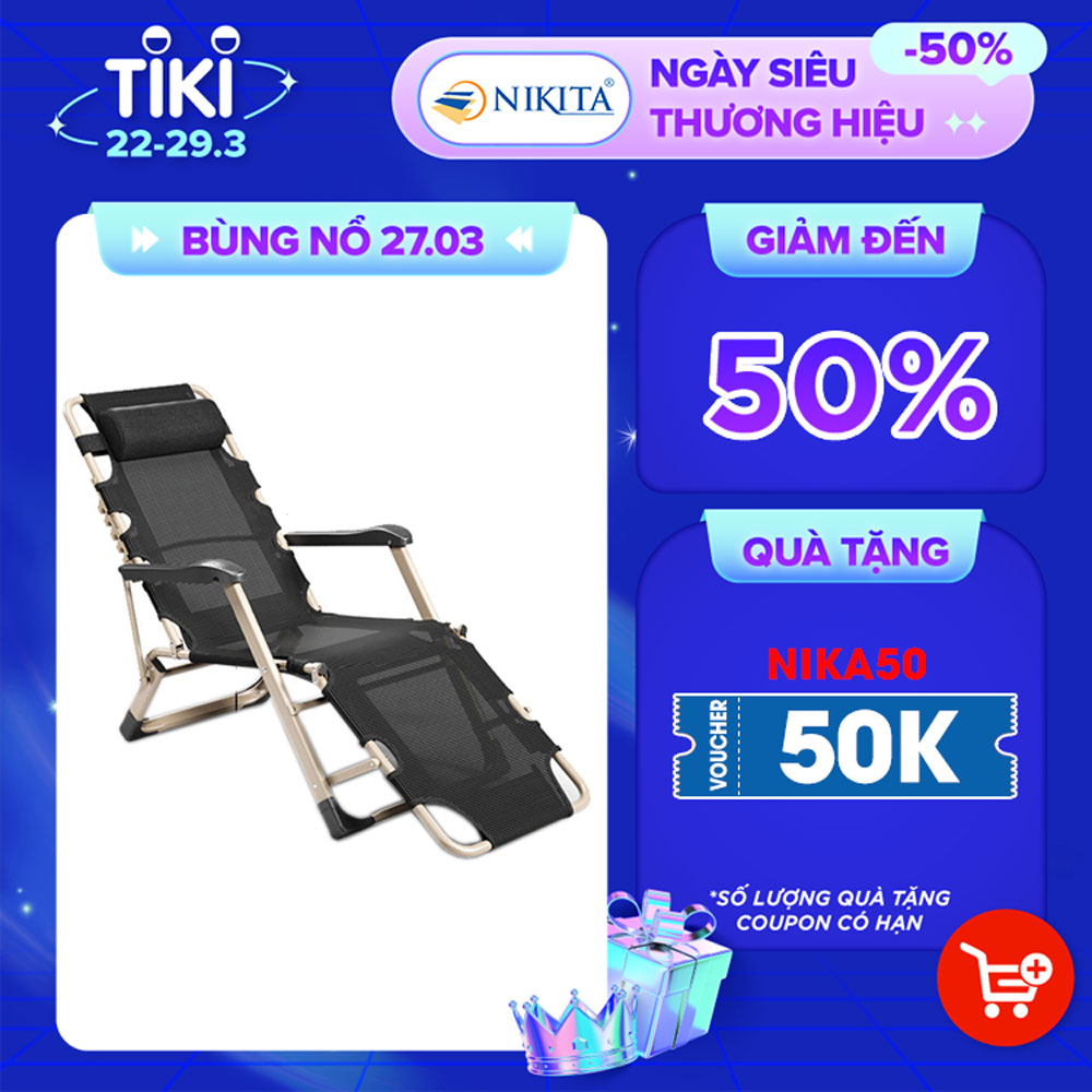 Giường gấp đa năng Nikita NKt-Nikita138 lưới