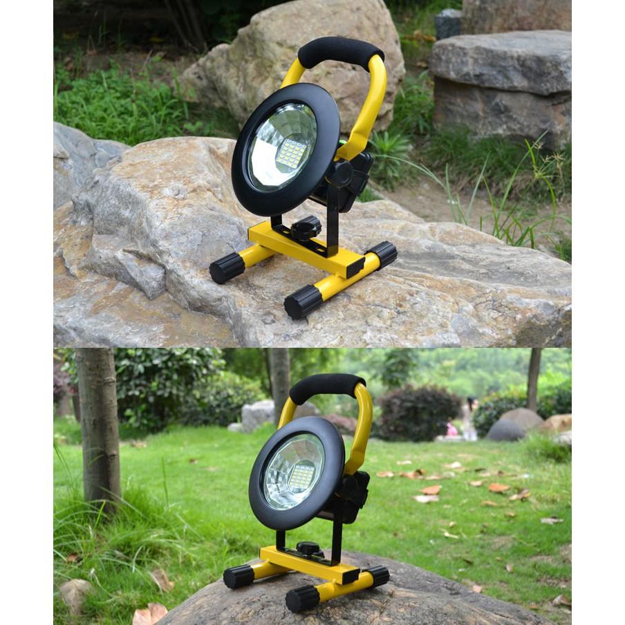 Đèn 24 LED siêu sáng 100m sạc điện - 30W