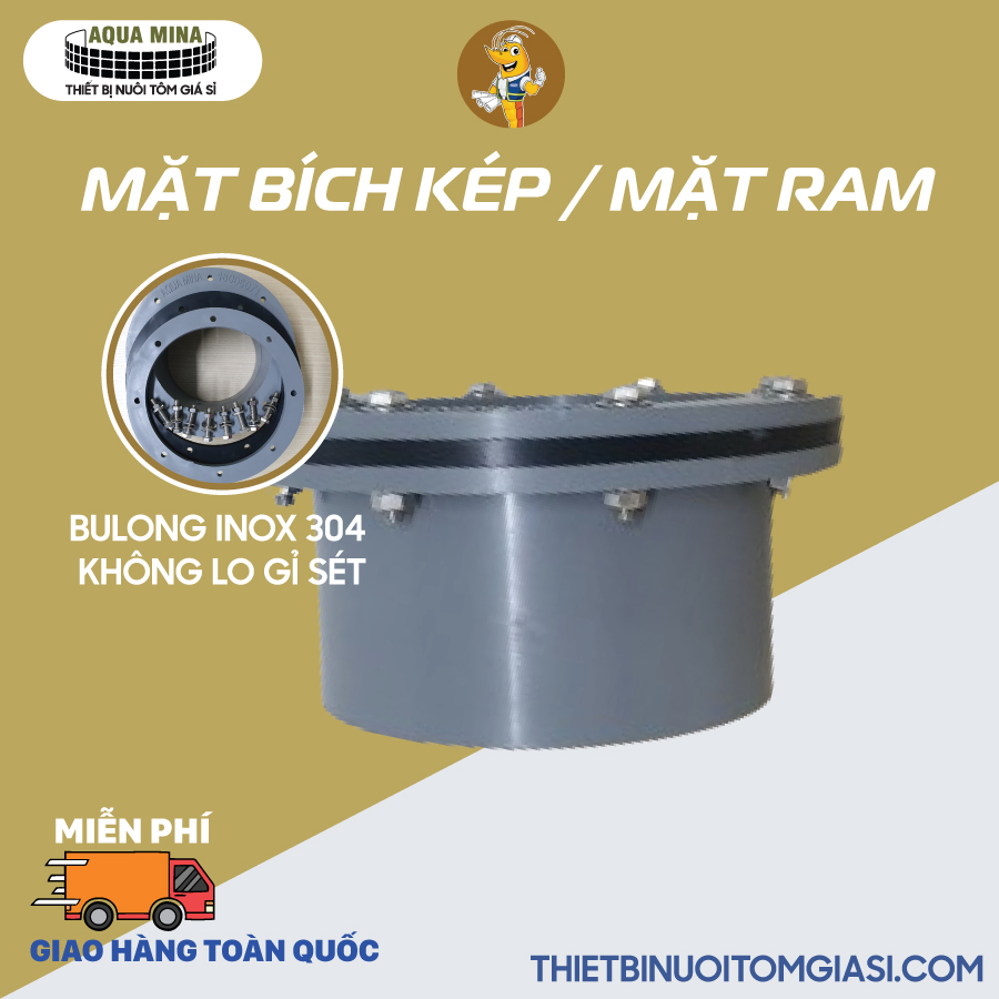 Mặt bích nhựa Fi 90mm