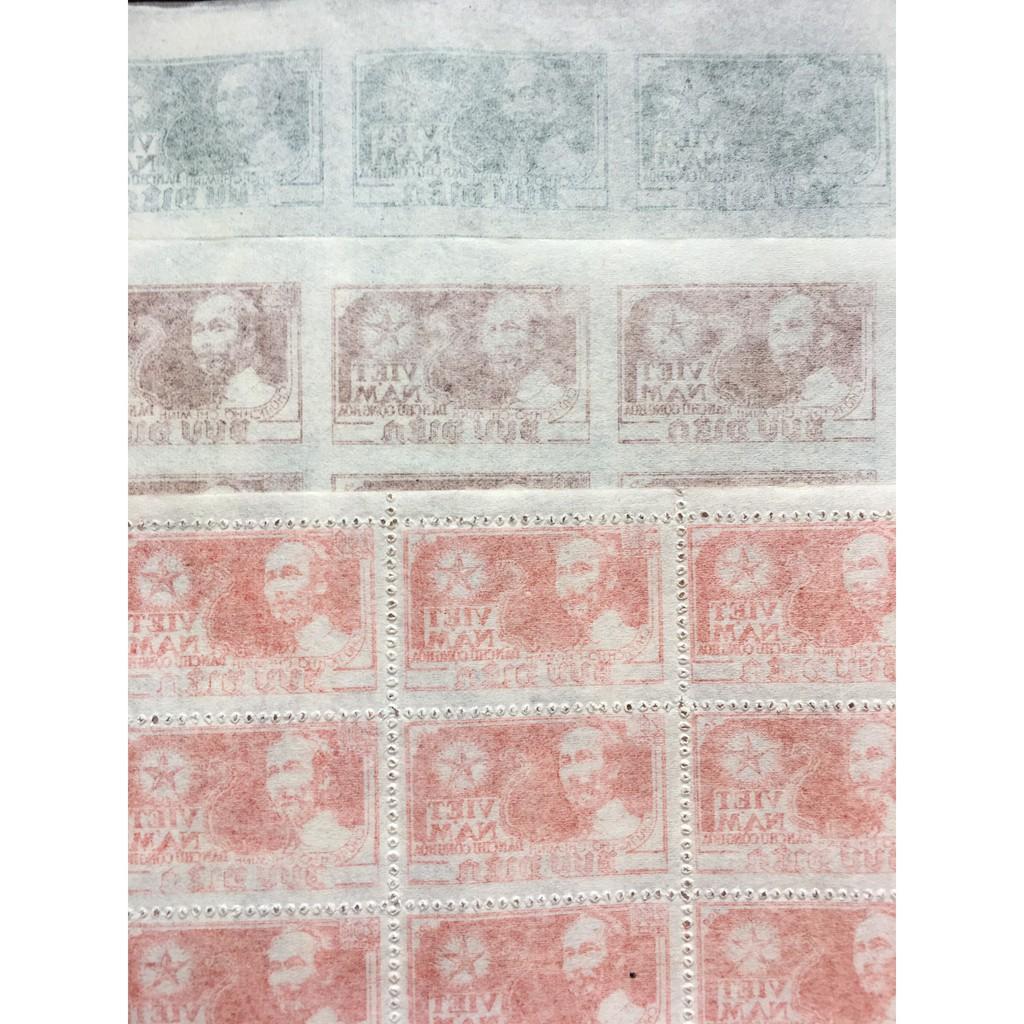 Bộ Tem Sưu Tầm Việt Nam Bác Hồ - 3 Con Stamps