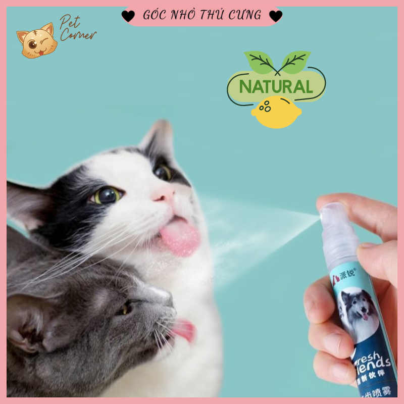 Xịt thơm miệng cho chó mèo Fresh Friends 14ml