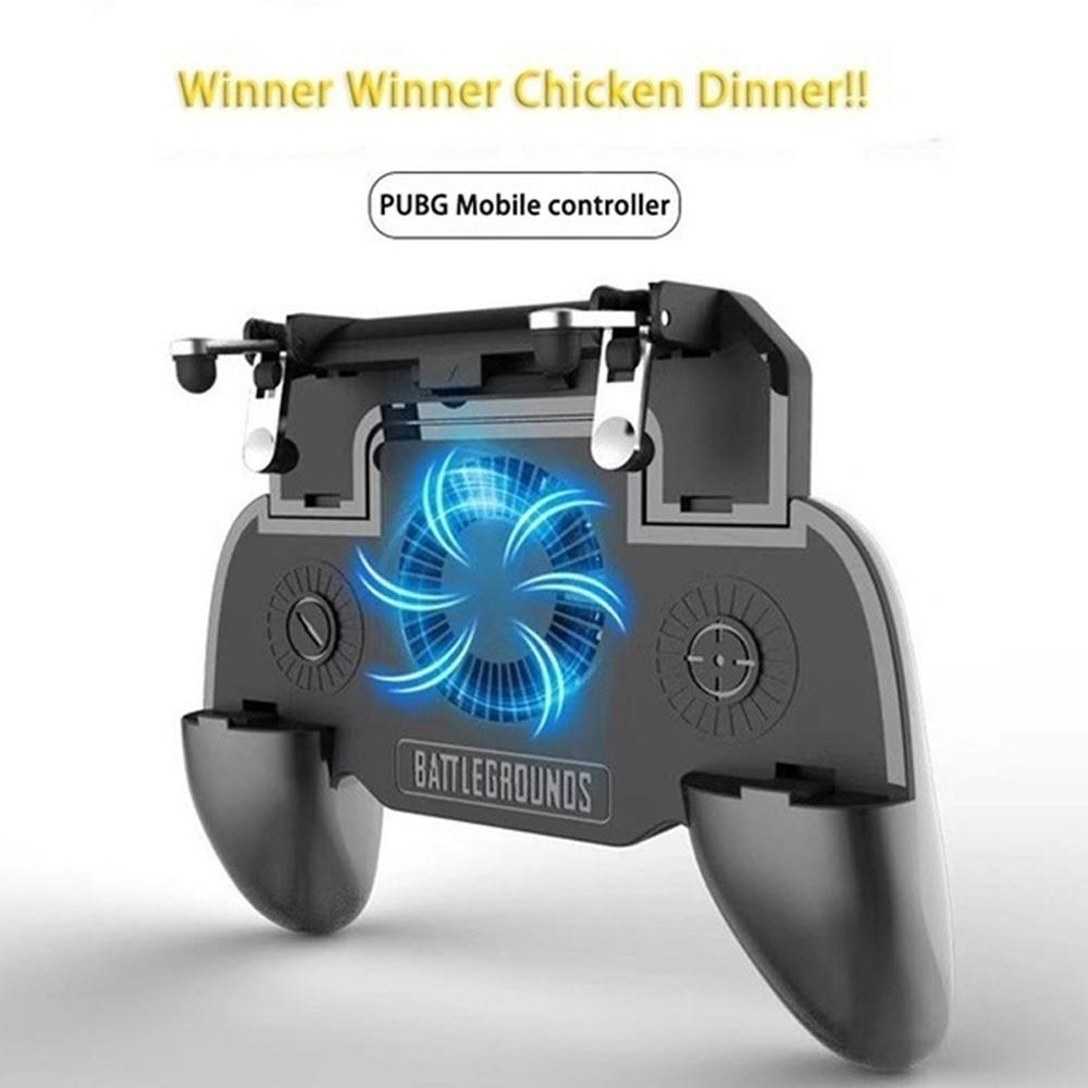 3 in 1 Mobile Gaming GamePad with Cooler Cooling Fan with Mobile Power Game Handle Mobile Games Controller Gamepads