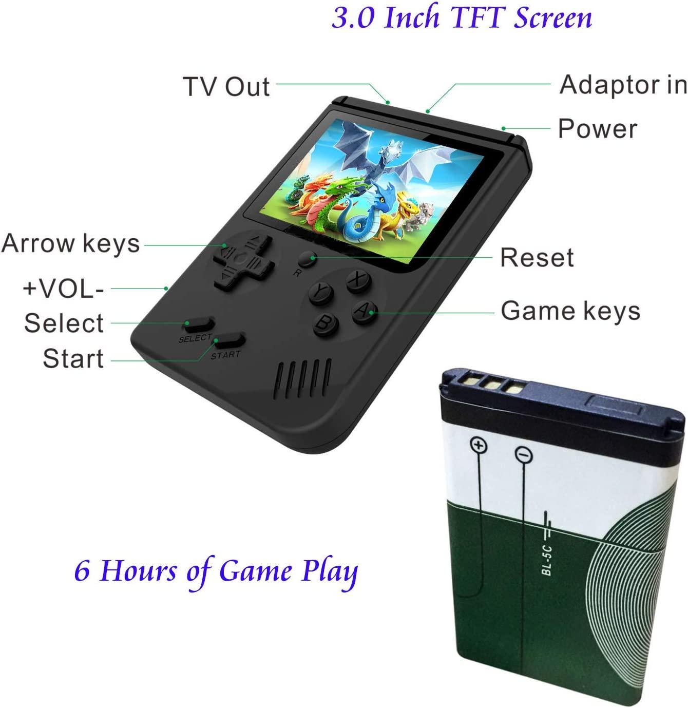 Trò chơi video retro máy chơi game 3 inch 168 Trò chơi chơi trên TV/AV