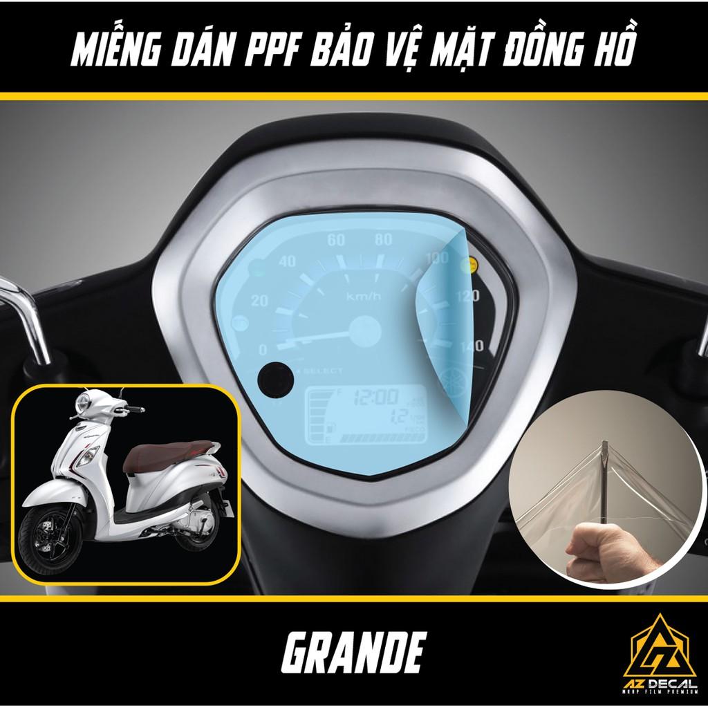 Miếng Dán PPF Bảo Vệ Mặt Đồng Hồ Cho Xe Yamaha Grande