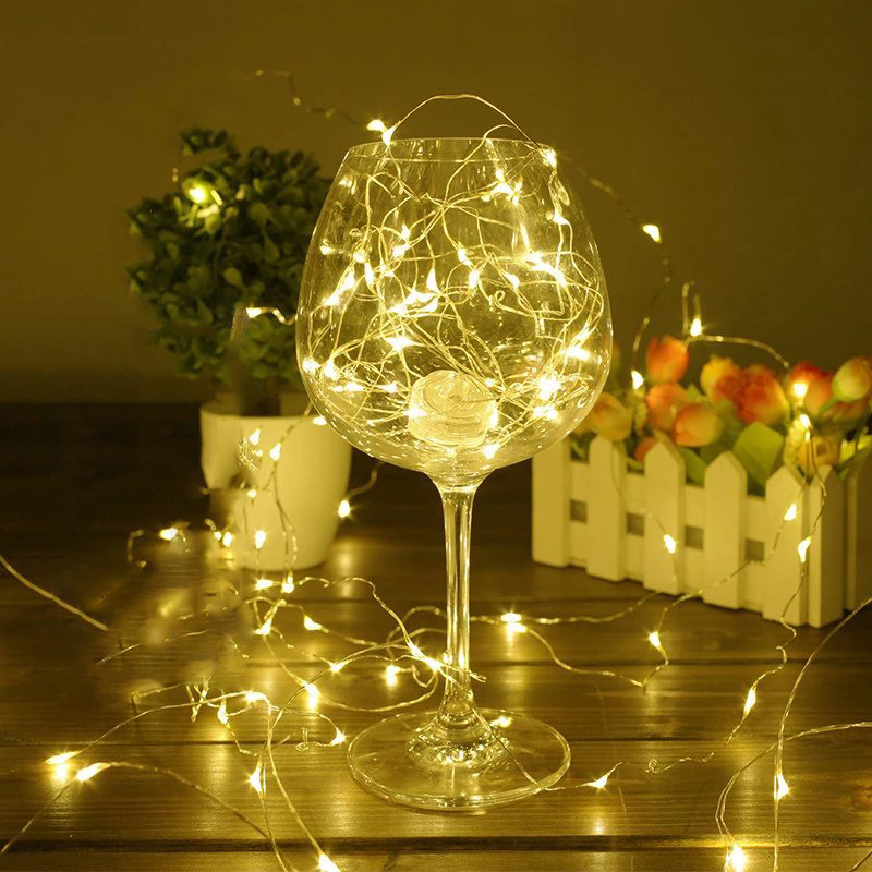 Đèn đom đóm Fairy Light chuỗi dây đồng trang trí