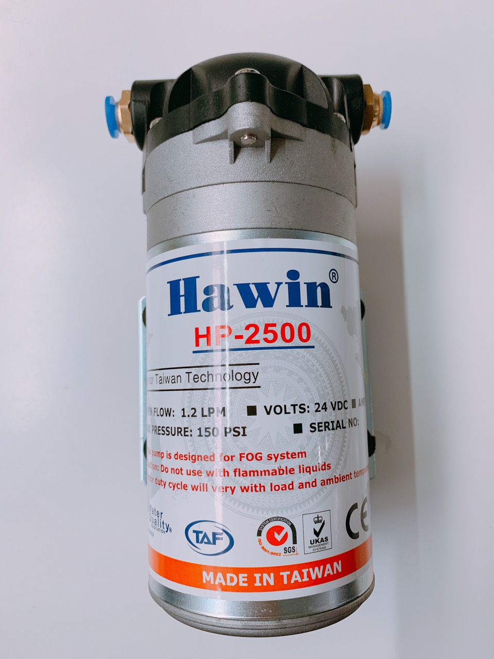 Máy bơm phun sương mini 24V kèm nguồn Adaptor 24V