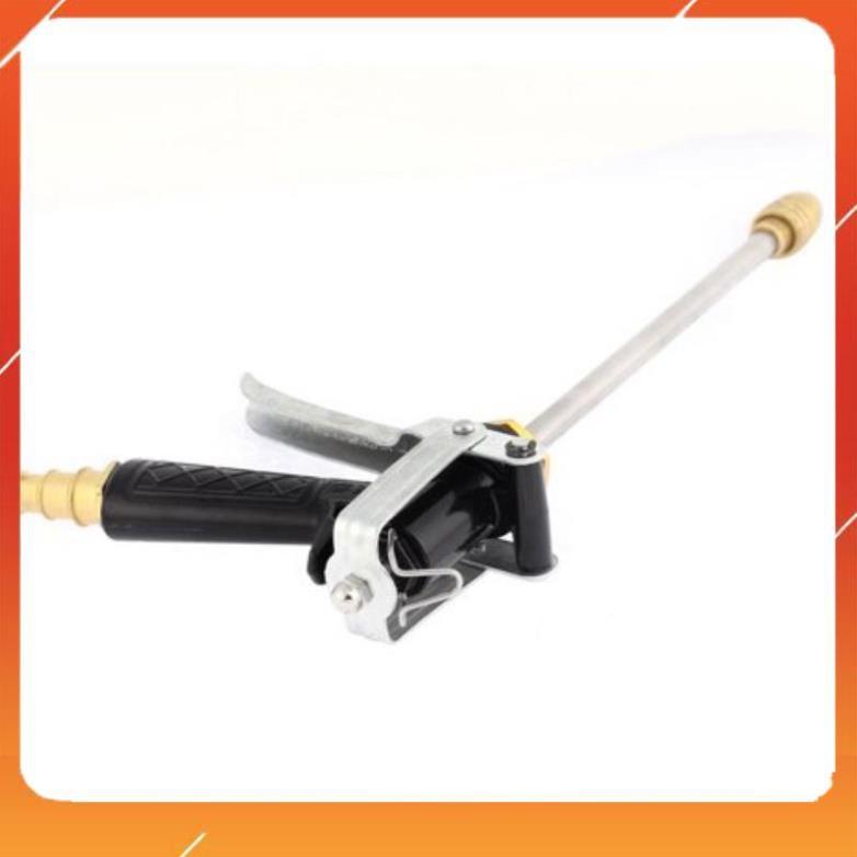 Bộ dây vòi xịt bơm nước tưới rửa , tăng áp 3 lần, loại 7m,10m 206318 đầu đồng,cút,nối vàng+ túi đựng bút