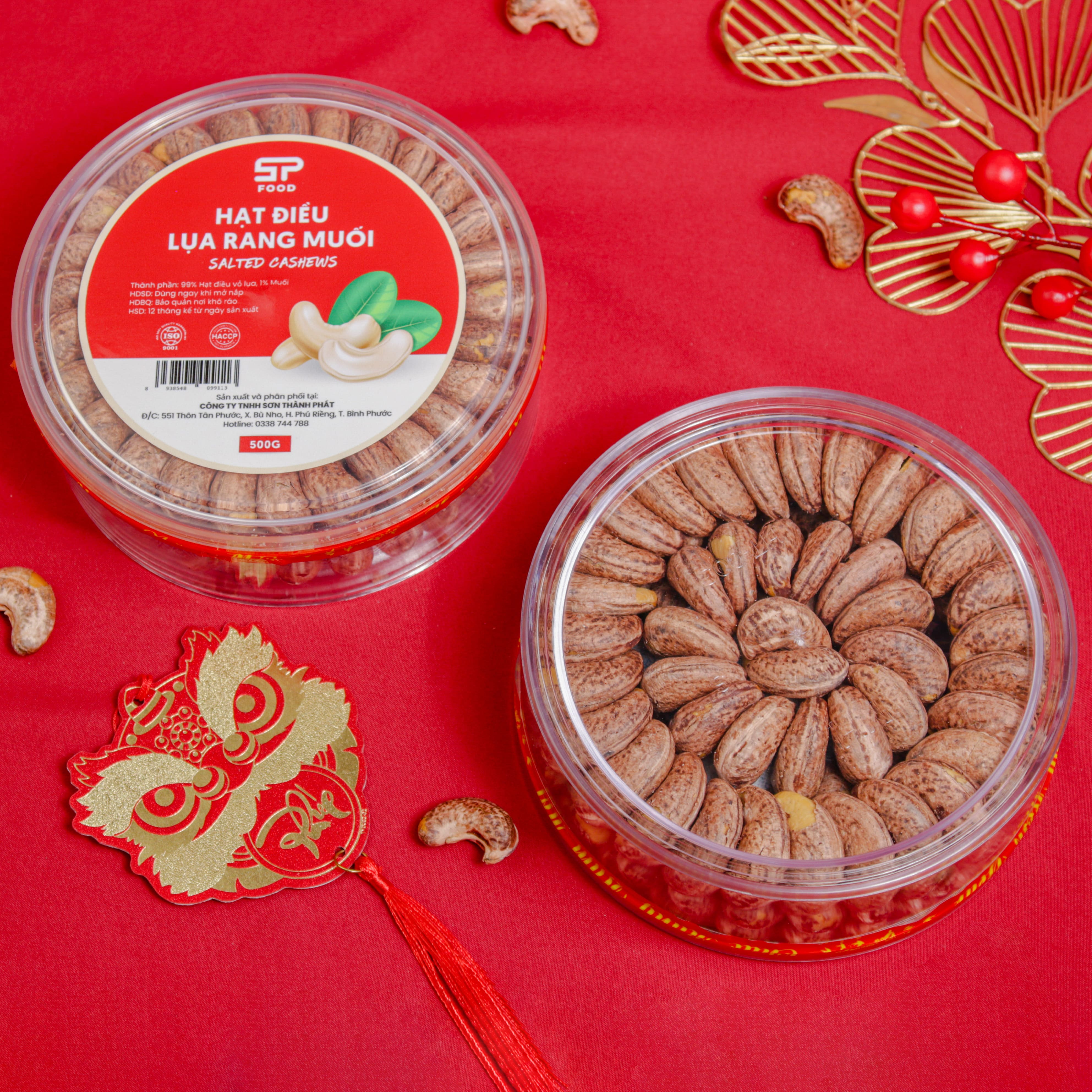 Hạt Điều Rang Muối Nguyên Lụa STP Food 500g – Hạt Điều Bùi Béo, Giàu Chất Dinh Dưỡng, Rất Tốt Cho Sức Khỏe