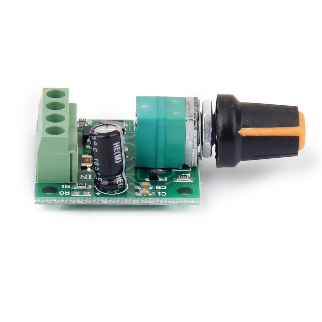 4pcs Volt DC 1.8V 3V 5V 6V 12V 2A Motor Speed Controller PWM Adjust Switch