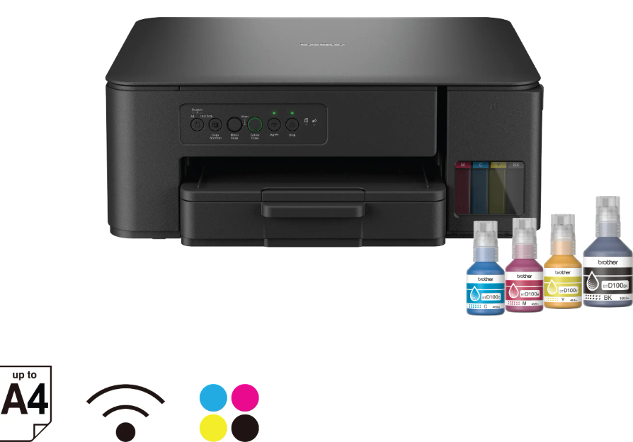Máy in phun màu đa năng Brother DPC-T430W - Hàng Chính Hãng