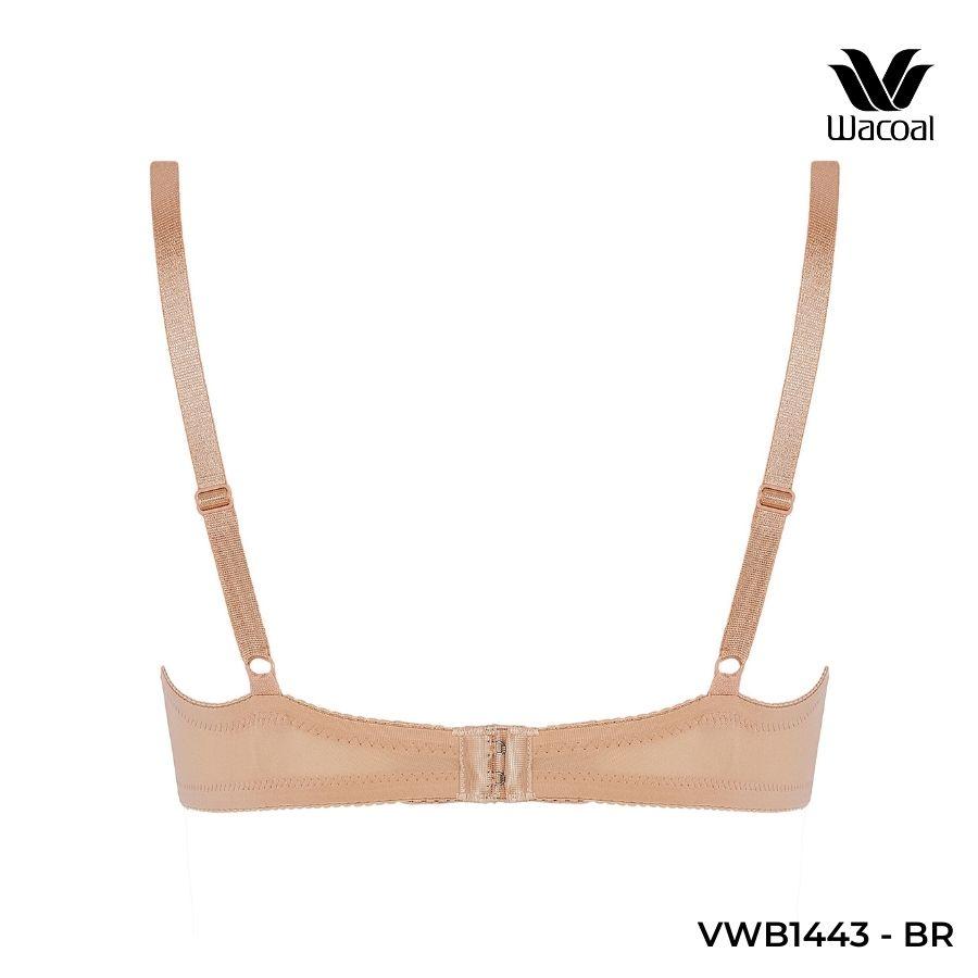 Áo lót Wacoal không gọng, nâng đẩy double up, mút đúc Bragenic VWB1443
