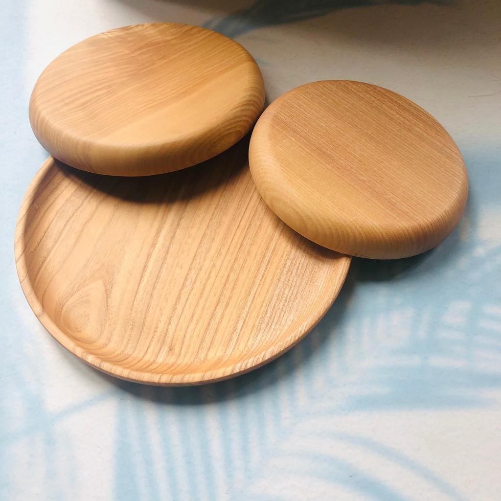 Khay/Đĩa Chụp Ảnh Decor 20/16/14 cm, Đĩa Đựng Đồ Ăn Cao Cấp, Phụ Kiện Nhà Bếp