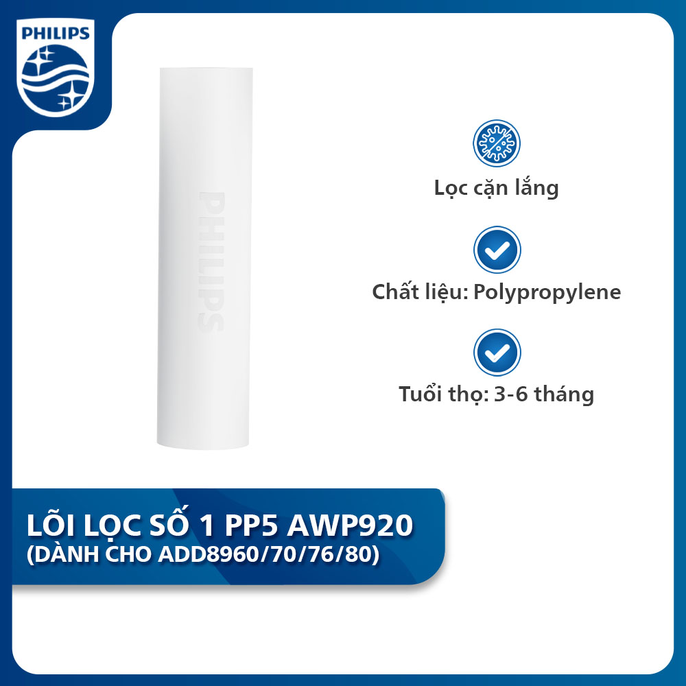 Lõi lọc PP5 Philips AWP920 (cho ADD8960, ADD8970, ADD8976, ADD8980)