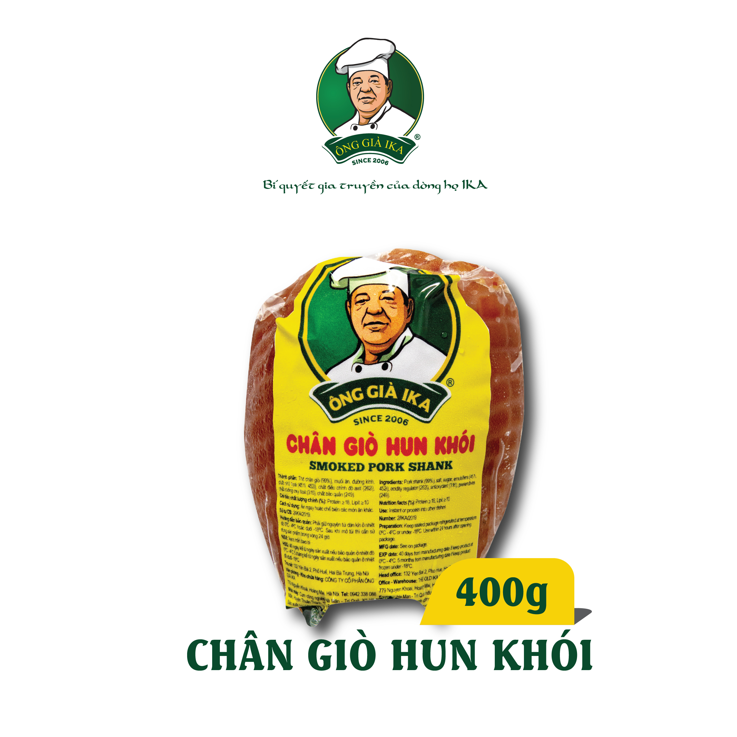 [Chỉ Giao Hà Nội] Chân giò hun khói 400g