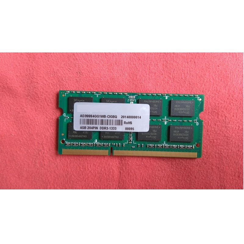 Ram laptop 4GB DDR3L bus 1333 (10600S), ram cho laptop