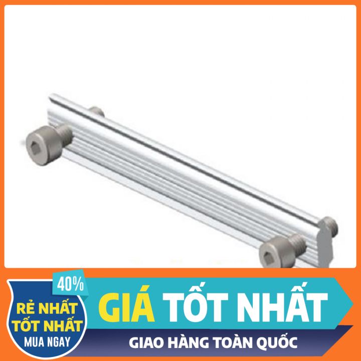 Thanh rail nhôm mini thi công lắp đặt pin năng lượng mặt trời