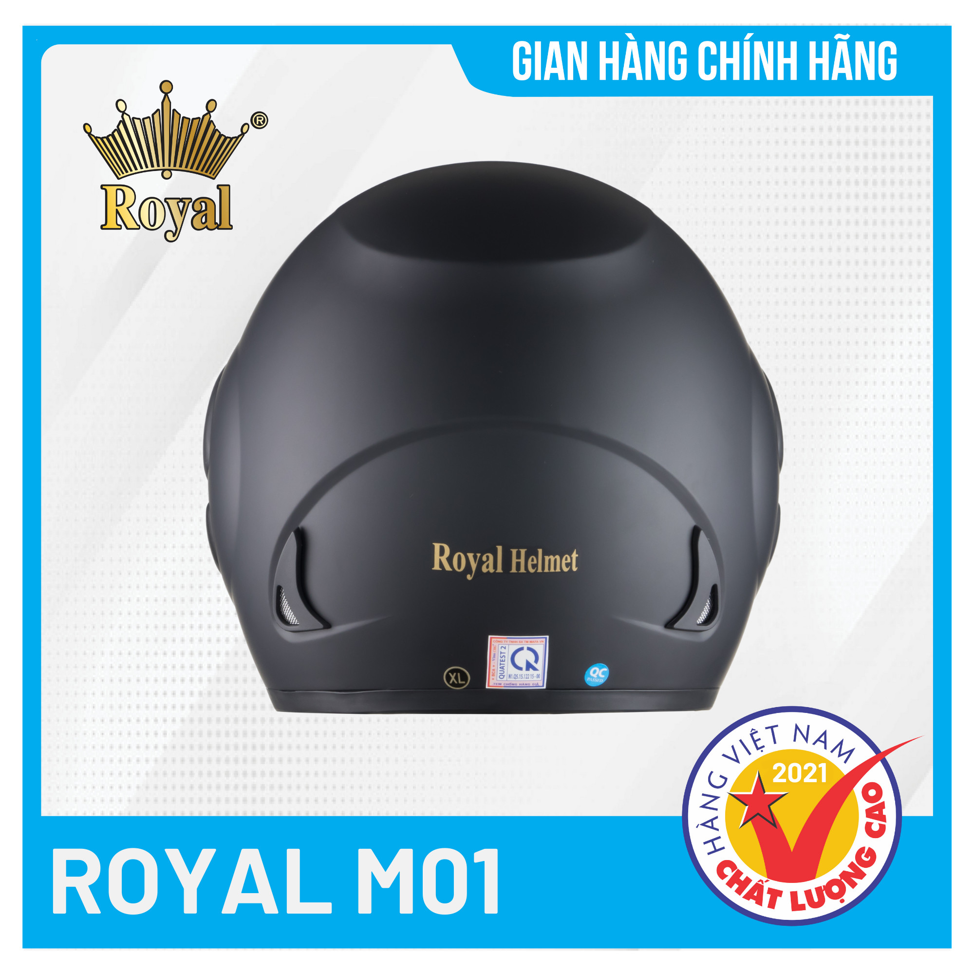 Nón bảo hiểm 3/4 Royal M01 Năng Động, Cá Tính, Nhỏ Gọn