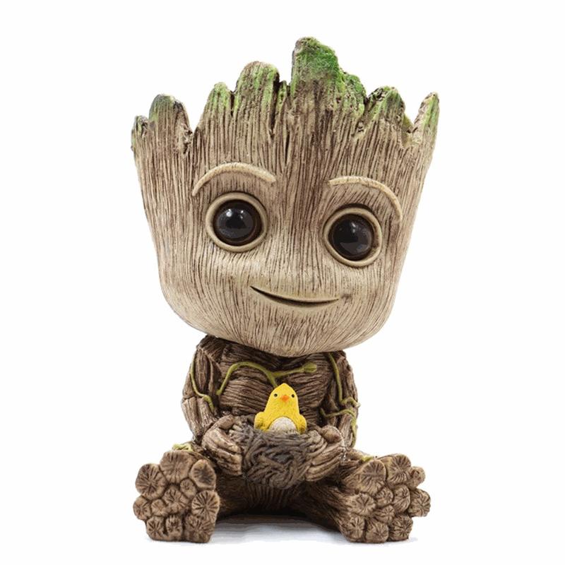 MARVEL Chậu Cây Hình Nhân Vật Groot Trong Phim Vệ Binh Dải Ngân Hà