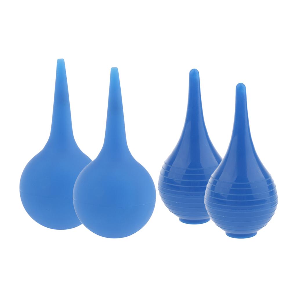 4 Packs Ear Syringe Bulb Ear Washing Suction Sucker Squeeze Bulb for Adults kids