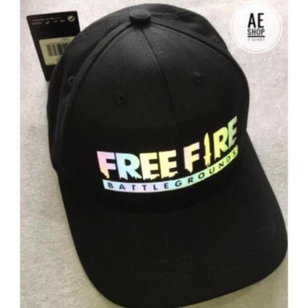 Nón In Logo FreeFire phản quang 7 màu mẫu 2