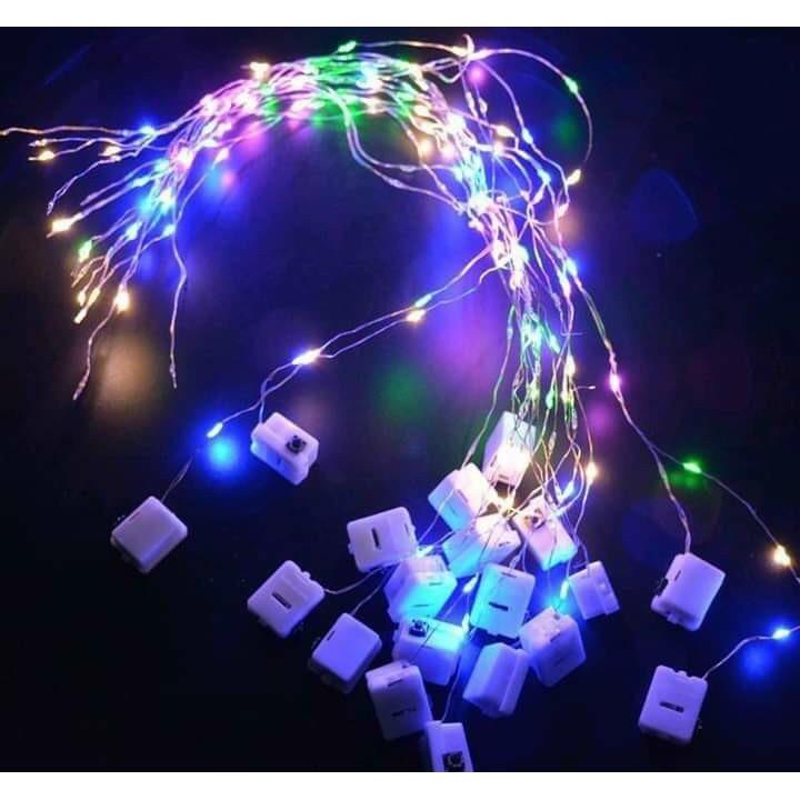 Dây đèn led trang trí có sẵn pin dài 1m-2m