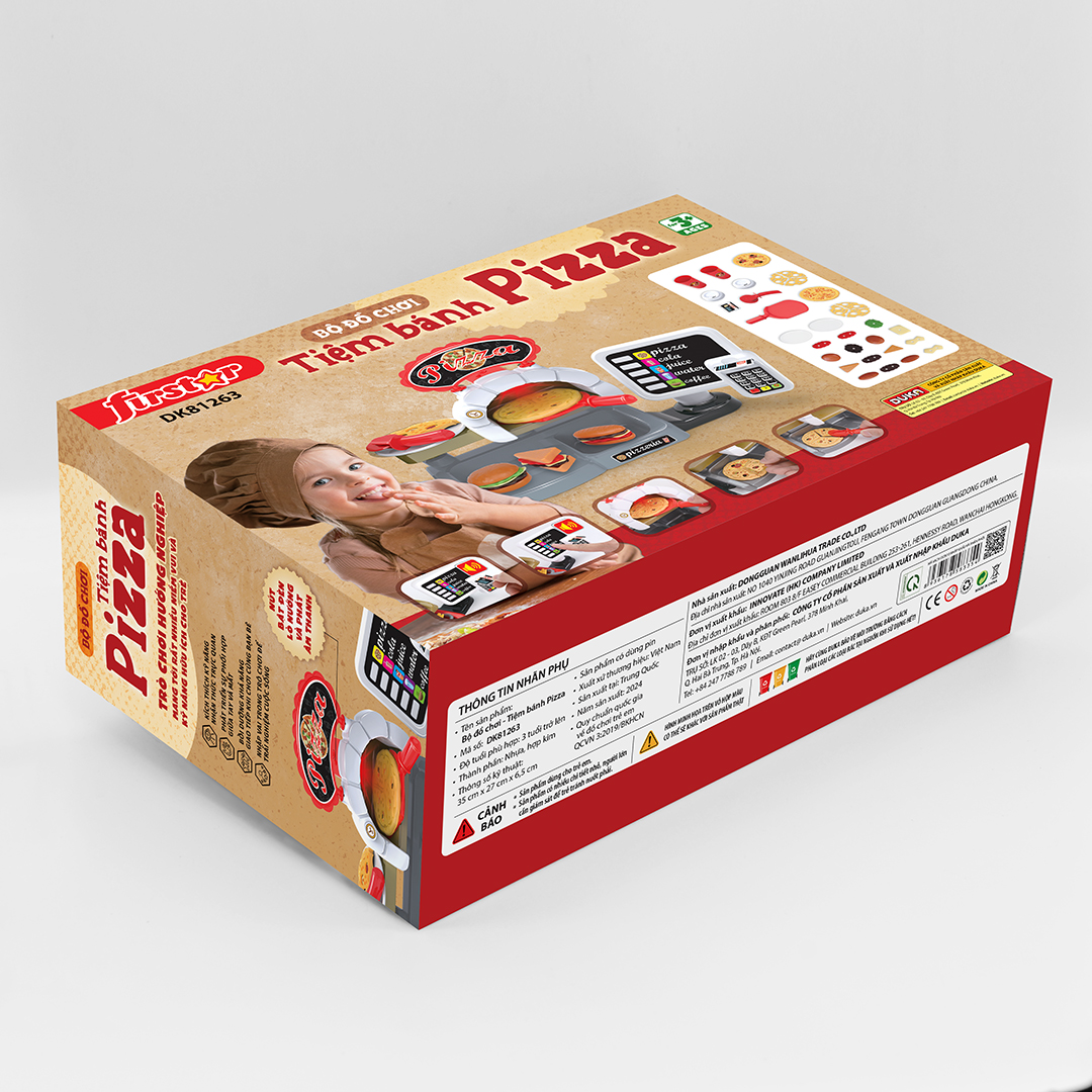 Bộ Đồ Chơi - Tiệm Bánh Pizza DK81263 - Duka
