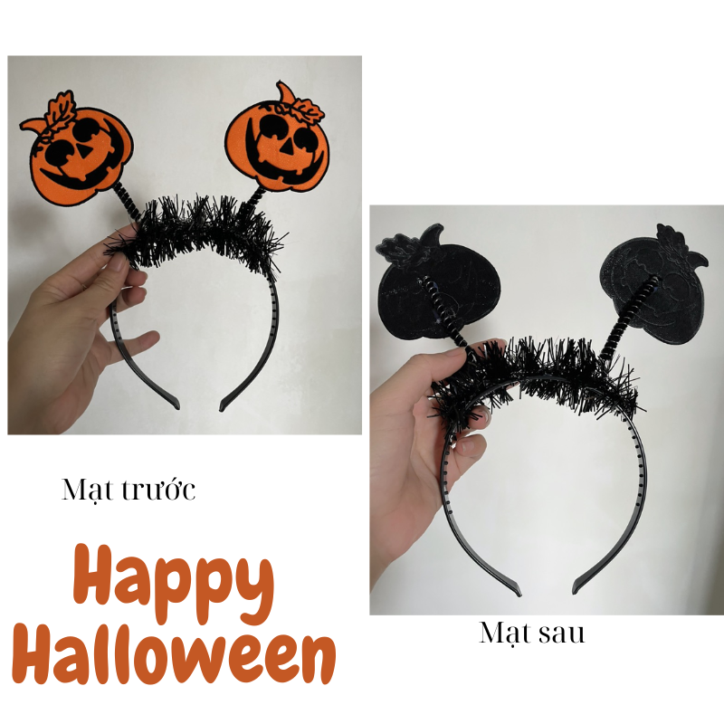 Cài tóc Halloween 2023, bờm tóc hóa trang cá tính, dụng cụ hóa trang