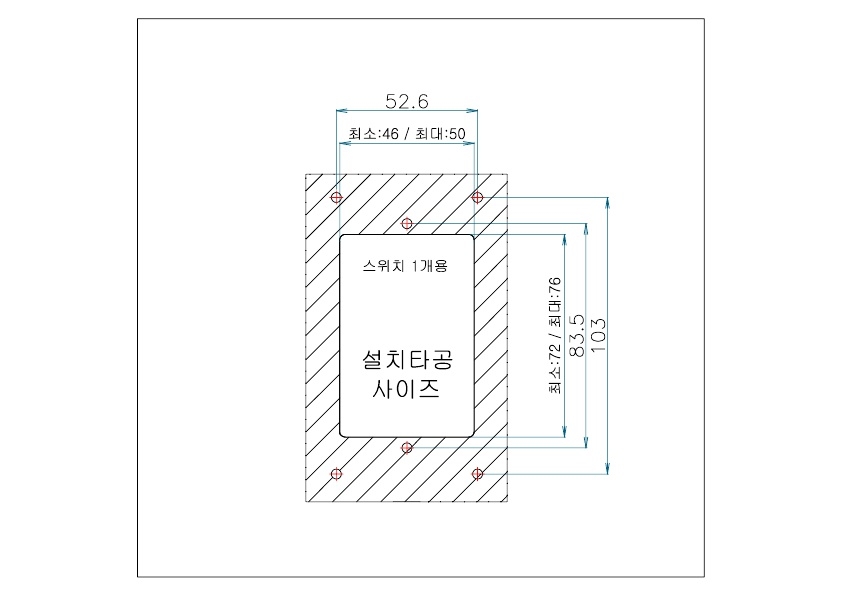 Công tắc đơn cao cấp 1 chiều phím lớn ARU RSW3-00425 màu đen sản xuất tại Hàn Quốc, mặt chất liệu nhôm, sử dụng điện 220VAC phù hợp lắp cho các đế âm tường chữ nhật tại Việt Nam