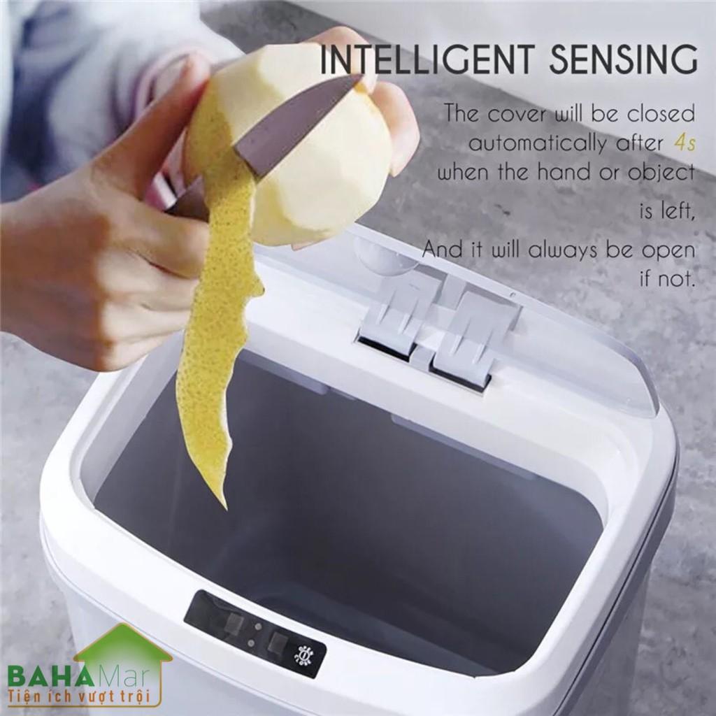 THÙNG RÁC THÔNG MINH MỞ - ĐÓNG BẰNG CẢM ỨNG HÌNH ẢNH DUNG TÍCH 15L "BAHAMAR"